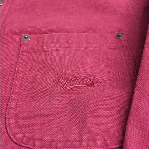 Supreme Script Canvas Snap Shirt - Picture 2 of 3